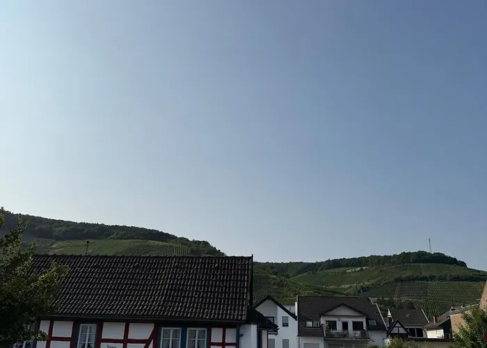 Zentrale Mit Terrasse Und Weinbergblick 아파트 바트노이에나르아르바일러